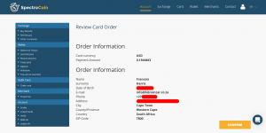 spectrocoin-bitcoin-debit-card-confirmation