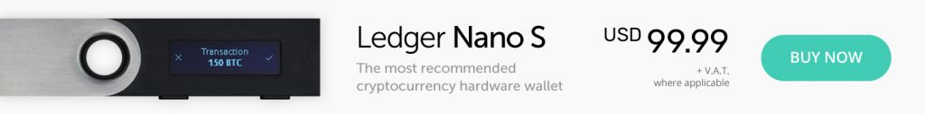 Ledger Nano S hardware wallet