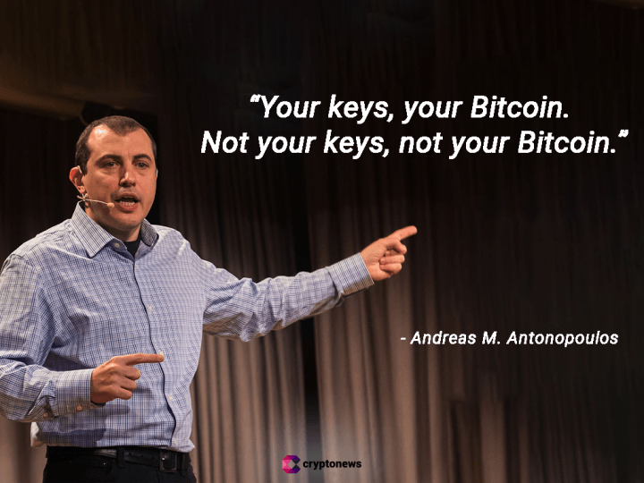 Not your keys, not your bitcoin