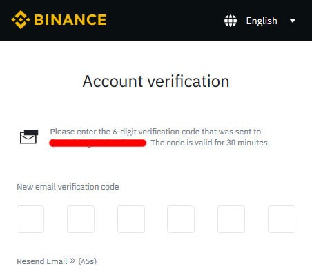 verification code
